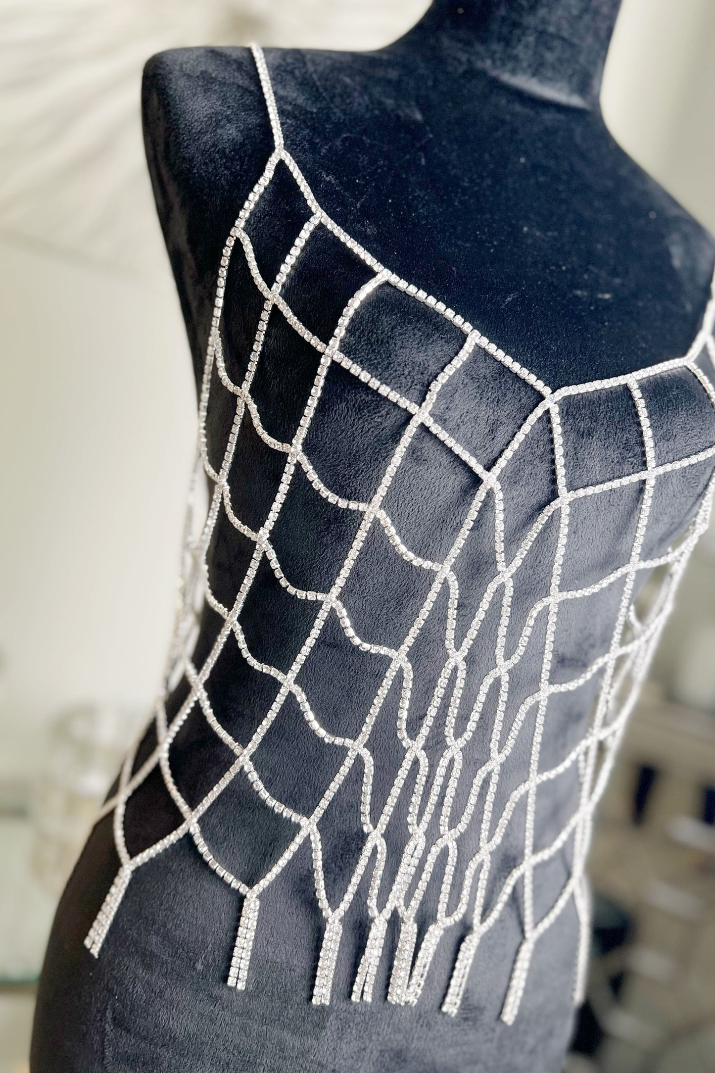 The Ultimate Rhinestone Chain Top