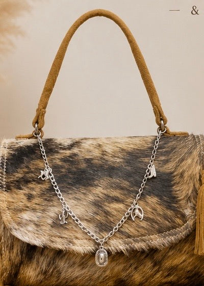 Charmed In The Lone Star State Genuine Leather Handbag