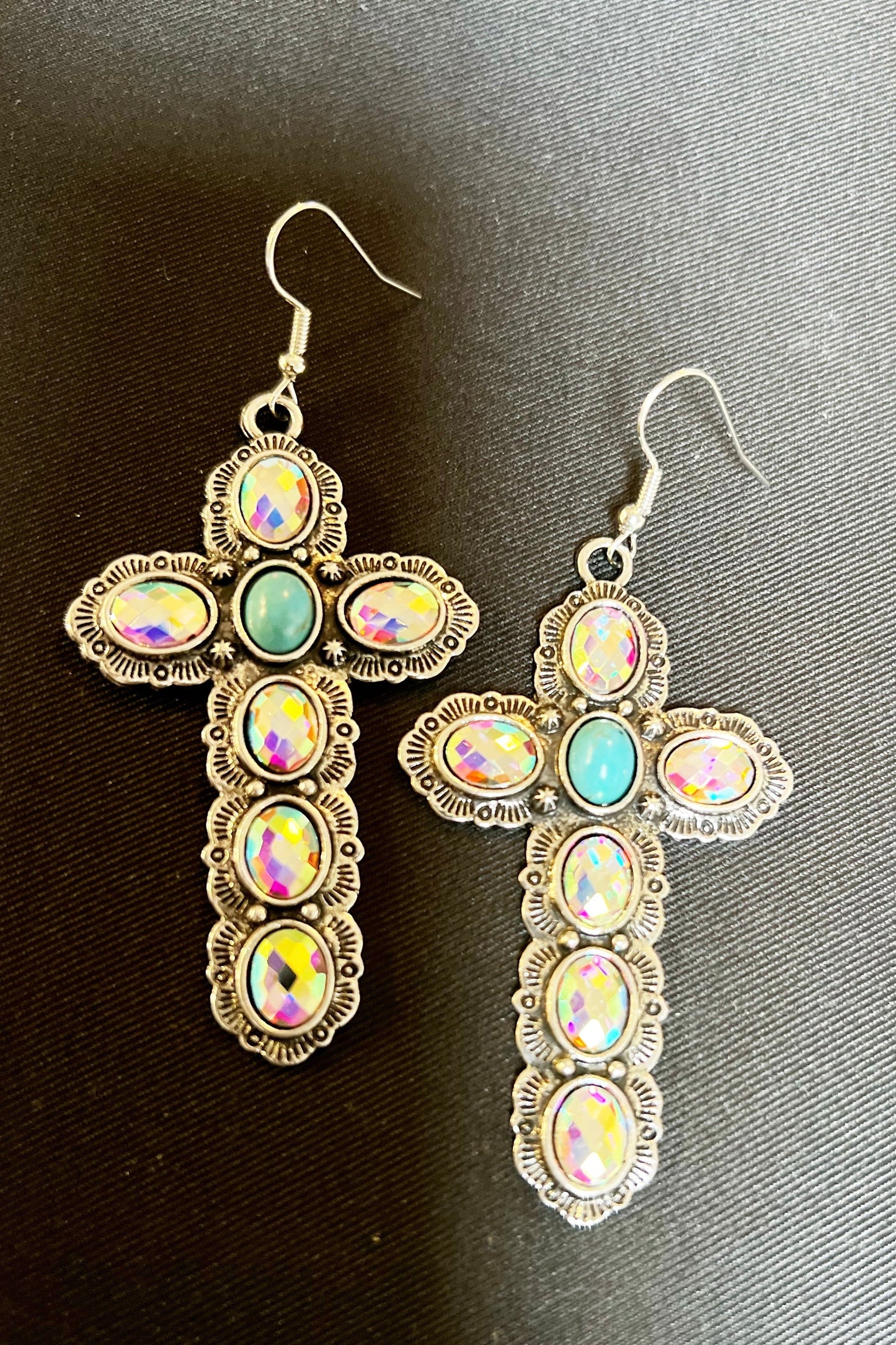 Careless Whisper Cross Earrings
