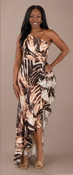 Fever In The Jungle Formal Party Dress