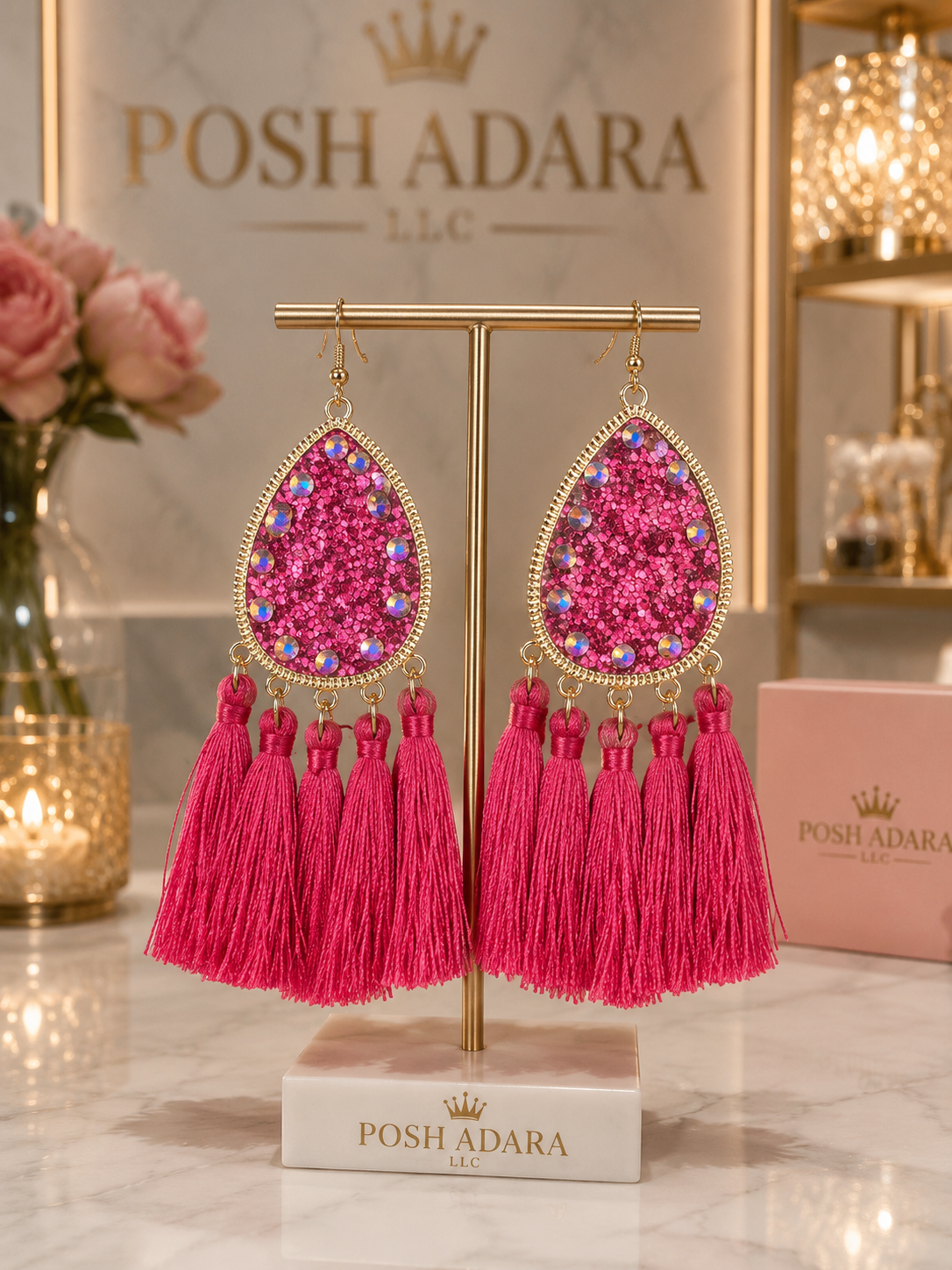 Fringe & Bling Fashion Earrings