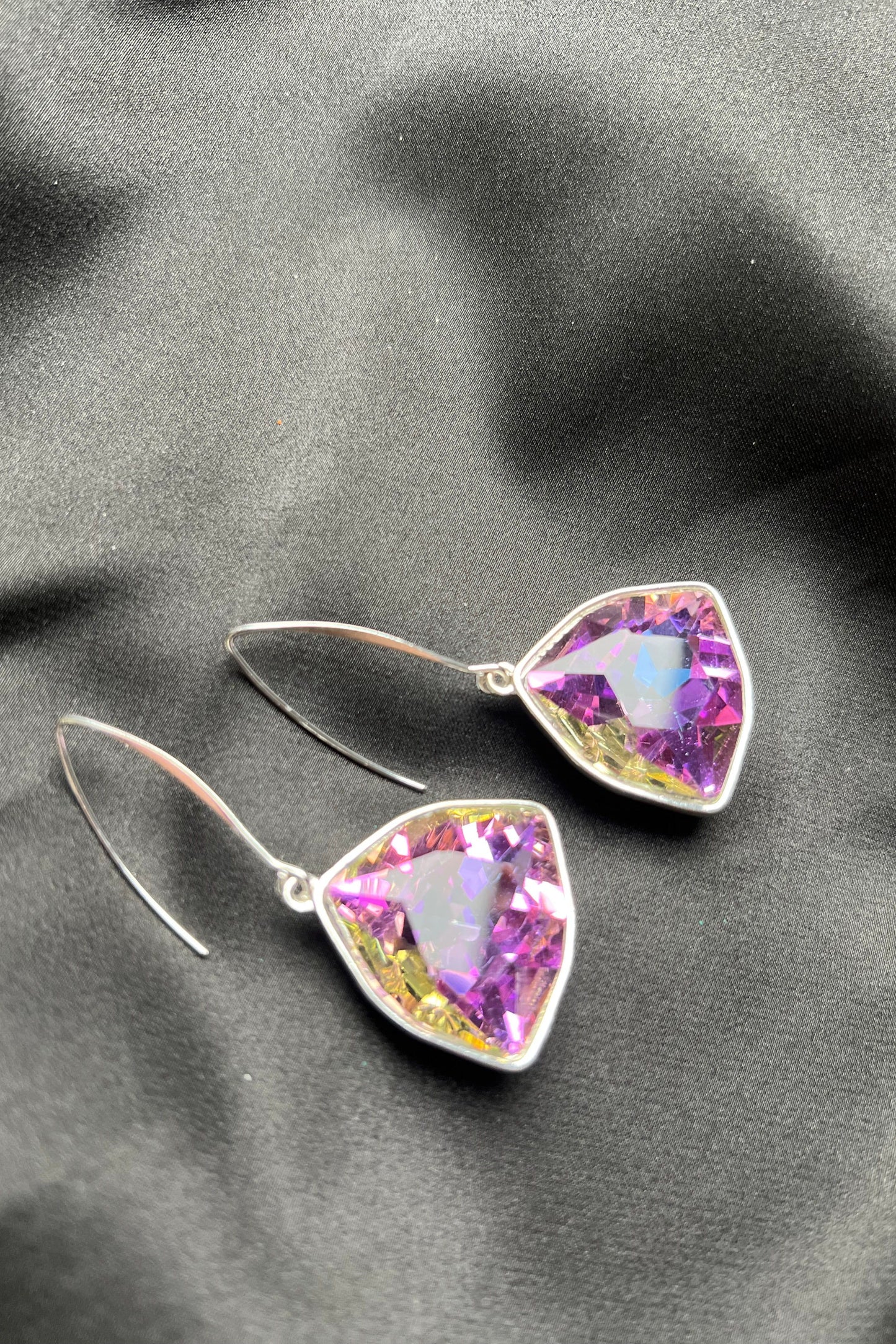 Purple Rain Iridescent Earrings