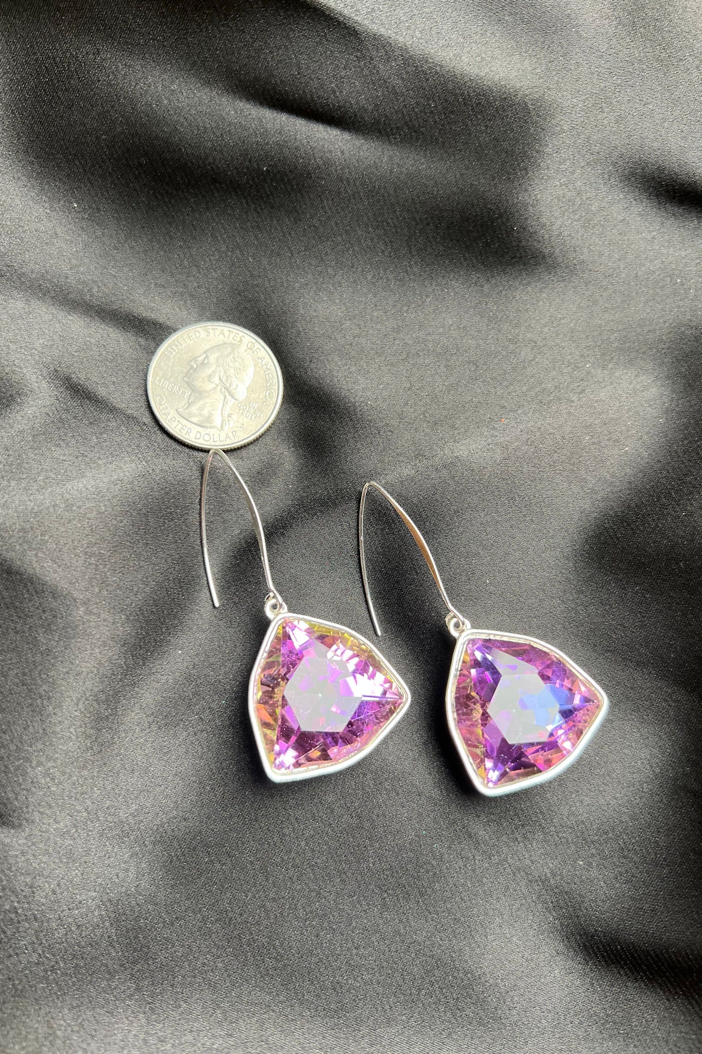Purple Rain Iridescent Earrings