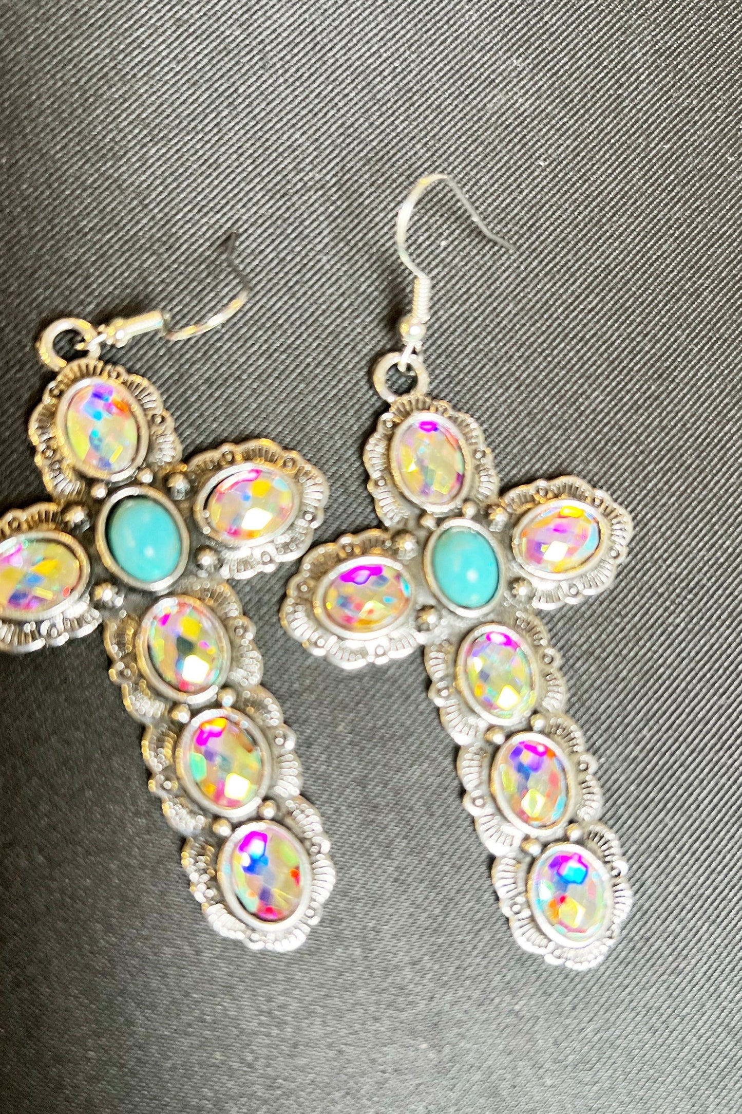 Careless Whisper Cross Earrings