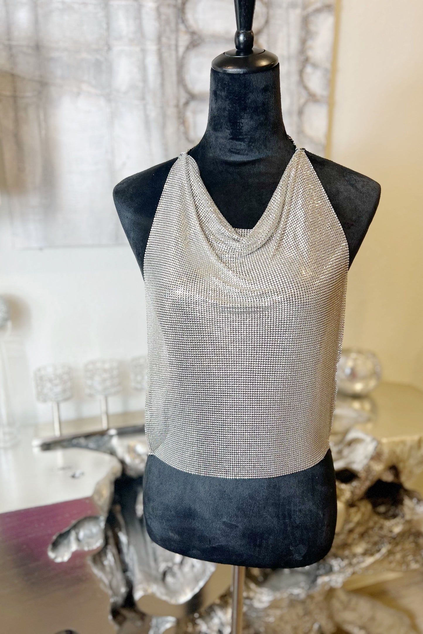 Silver Chain Top