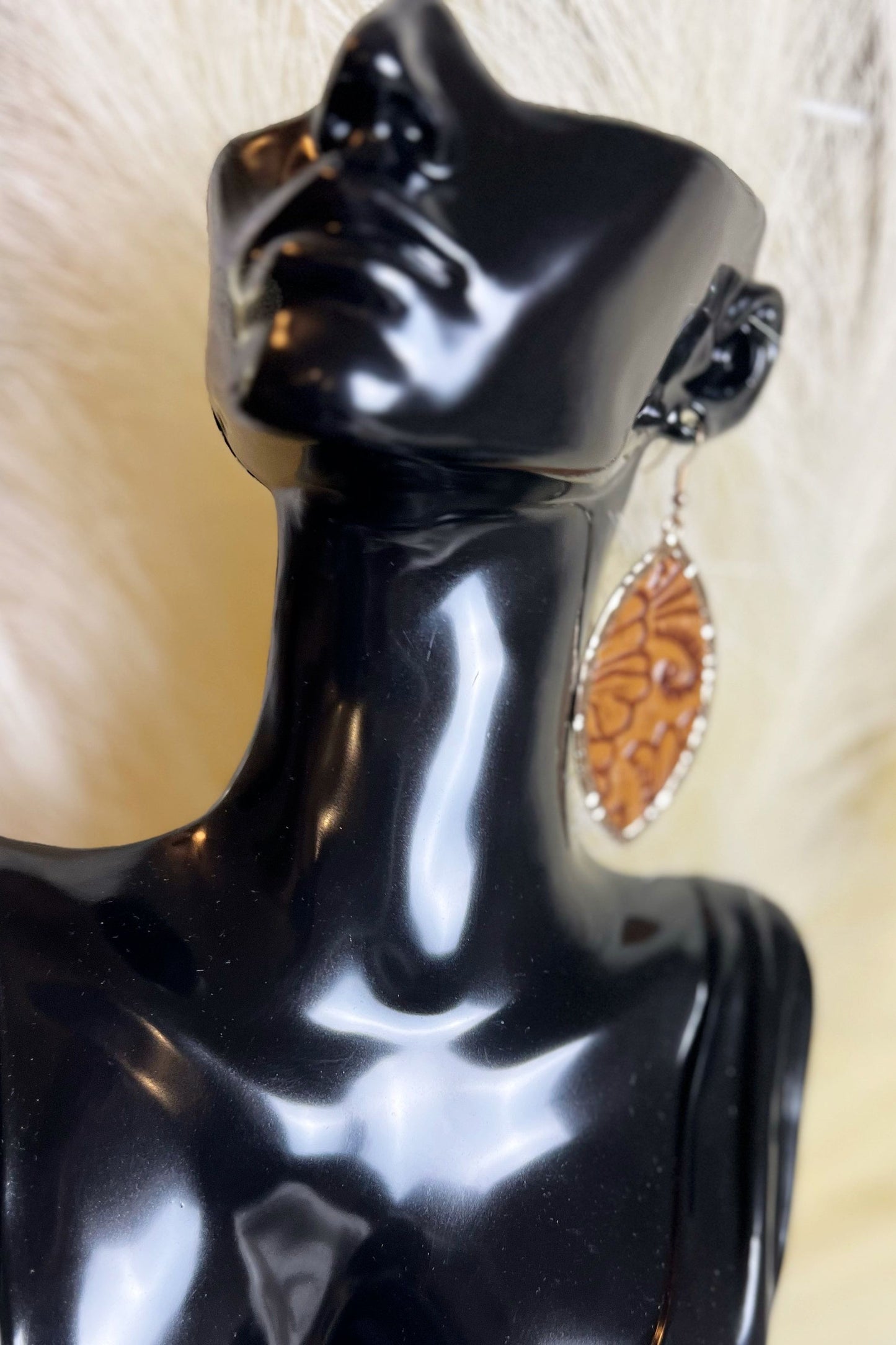 Brown Eyed Girl Teardrop Earrings