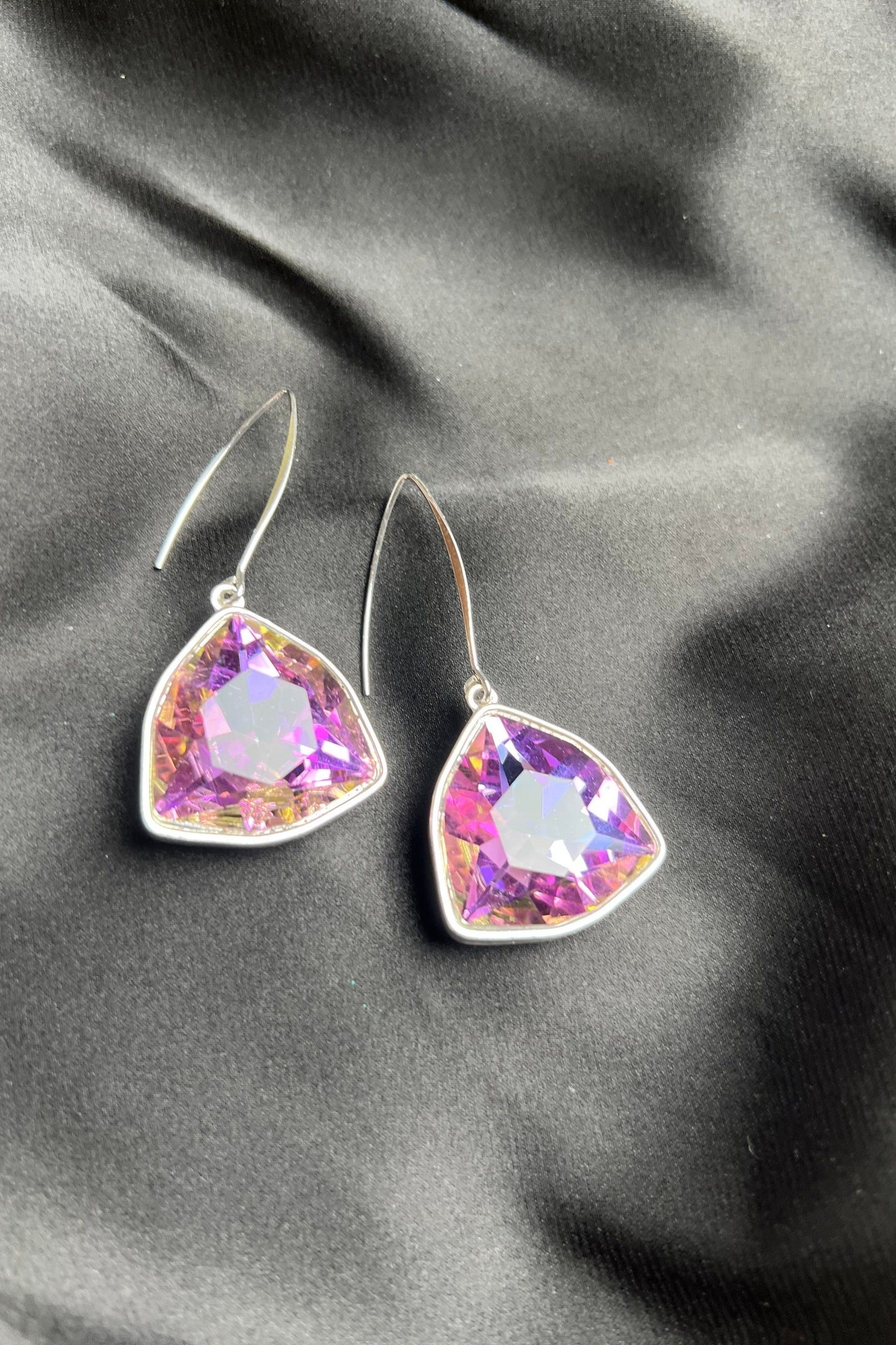Purple Rain Iridescent Earrings