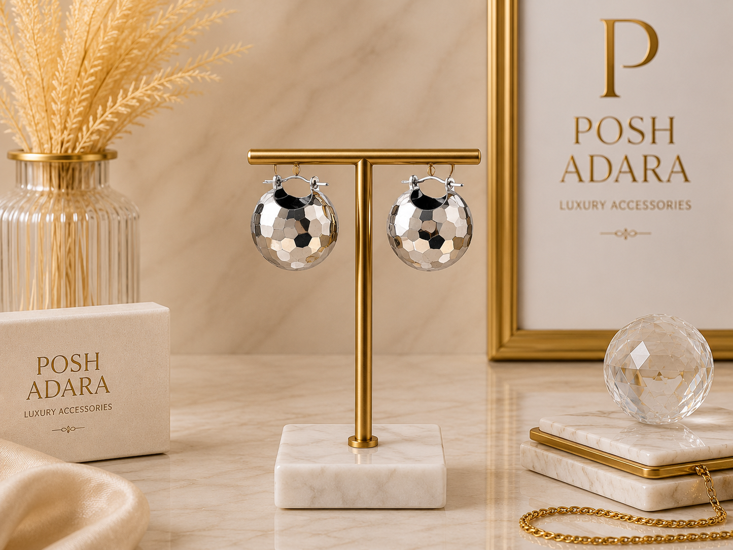 Silver Fashion Earrings