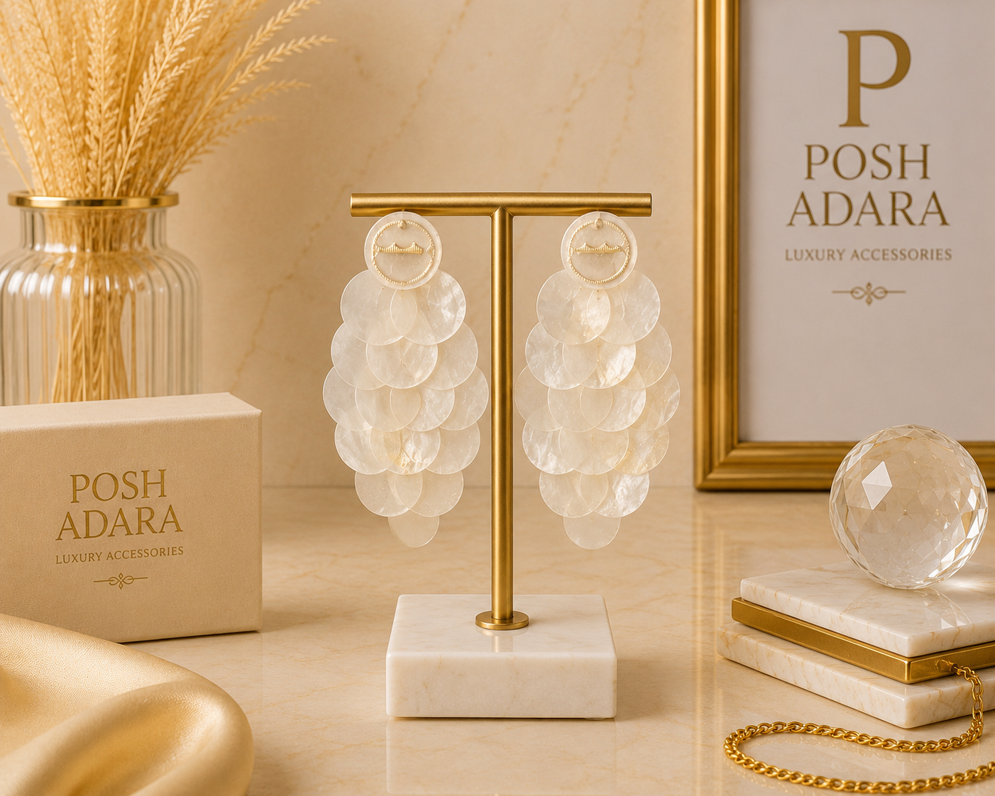 Irresistible In Ivory Fashion Earrings