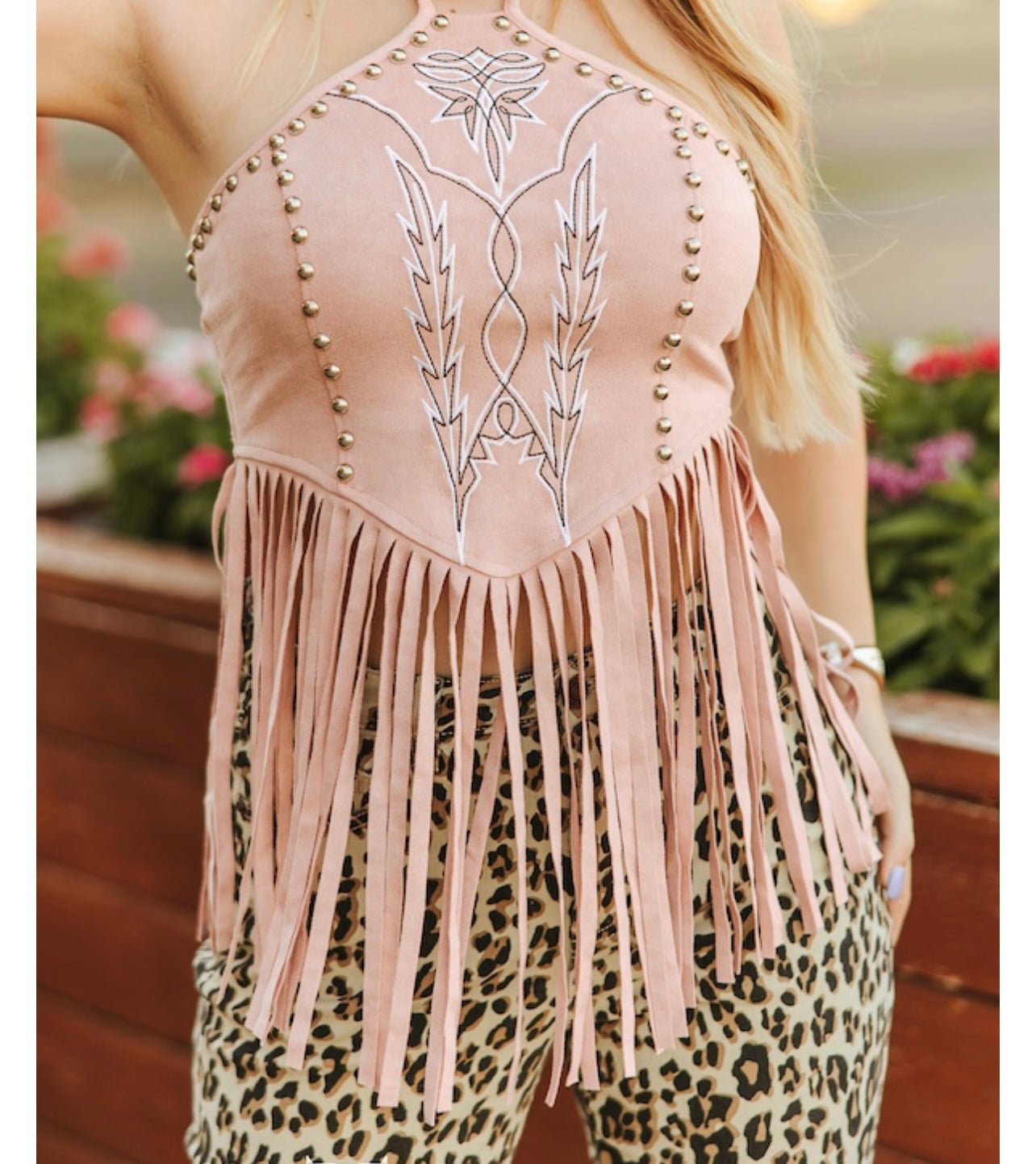 Pretty Cowgirl Halter Studded Too
