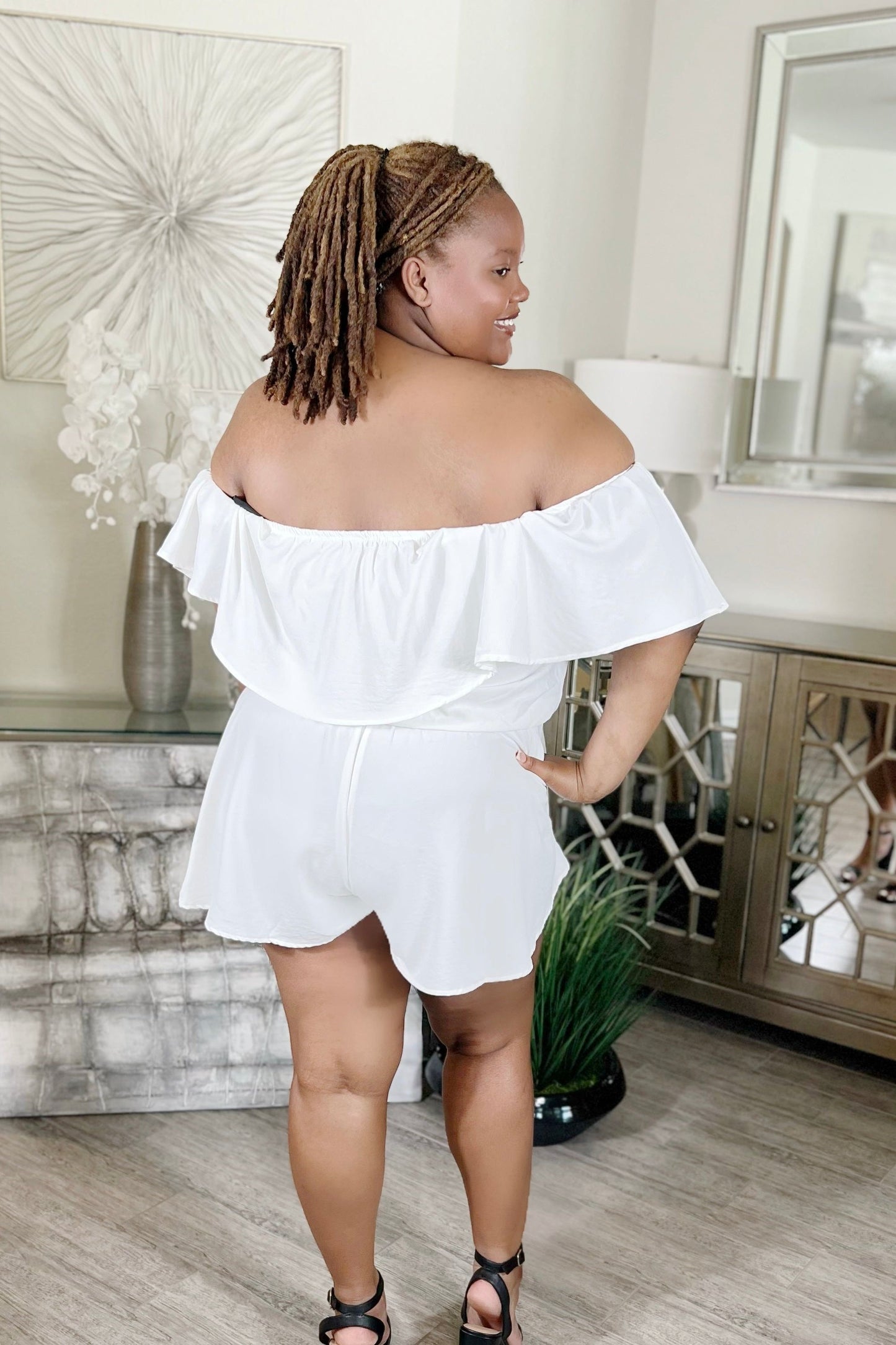 Pretty Girly Ruffle Romper