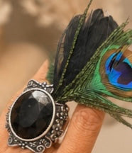 Proud Peacock Ring