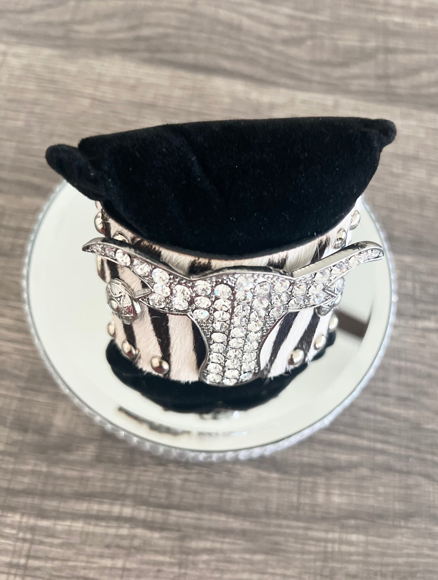 Longhorn & Rhinestone Bracelet