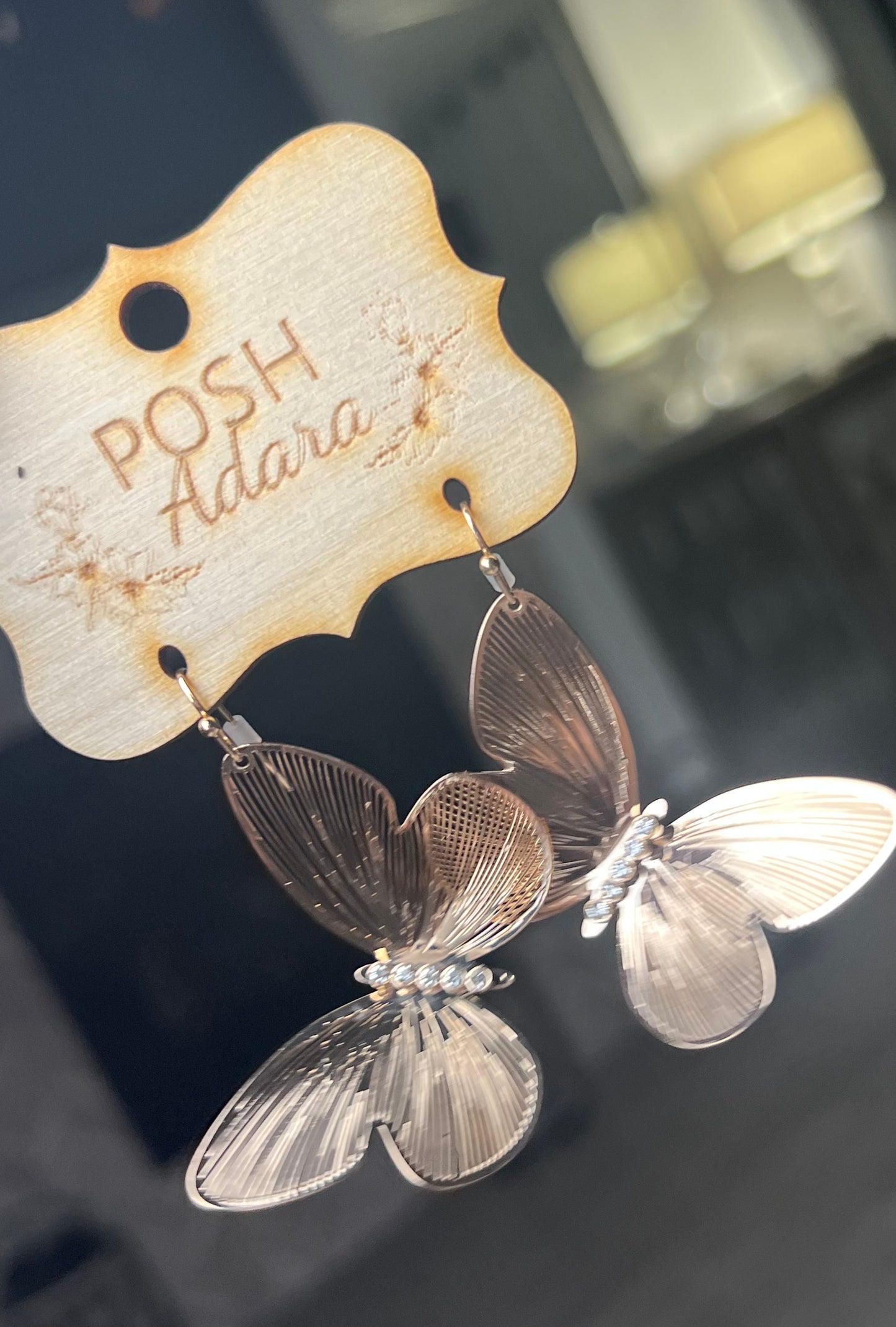 The Golden Butterfly Earrings