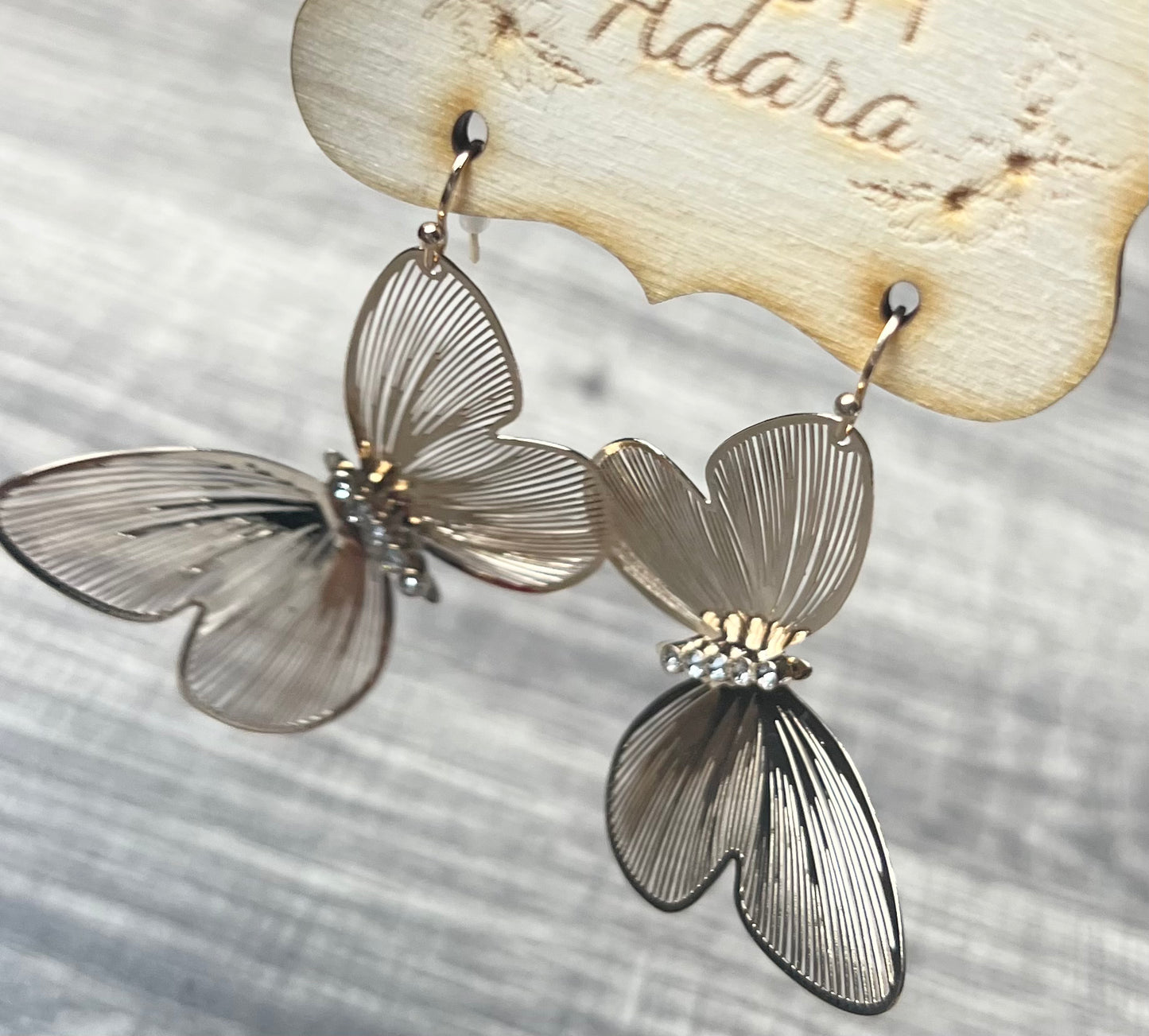 The Golden Butterfly Earrings