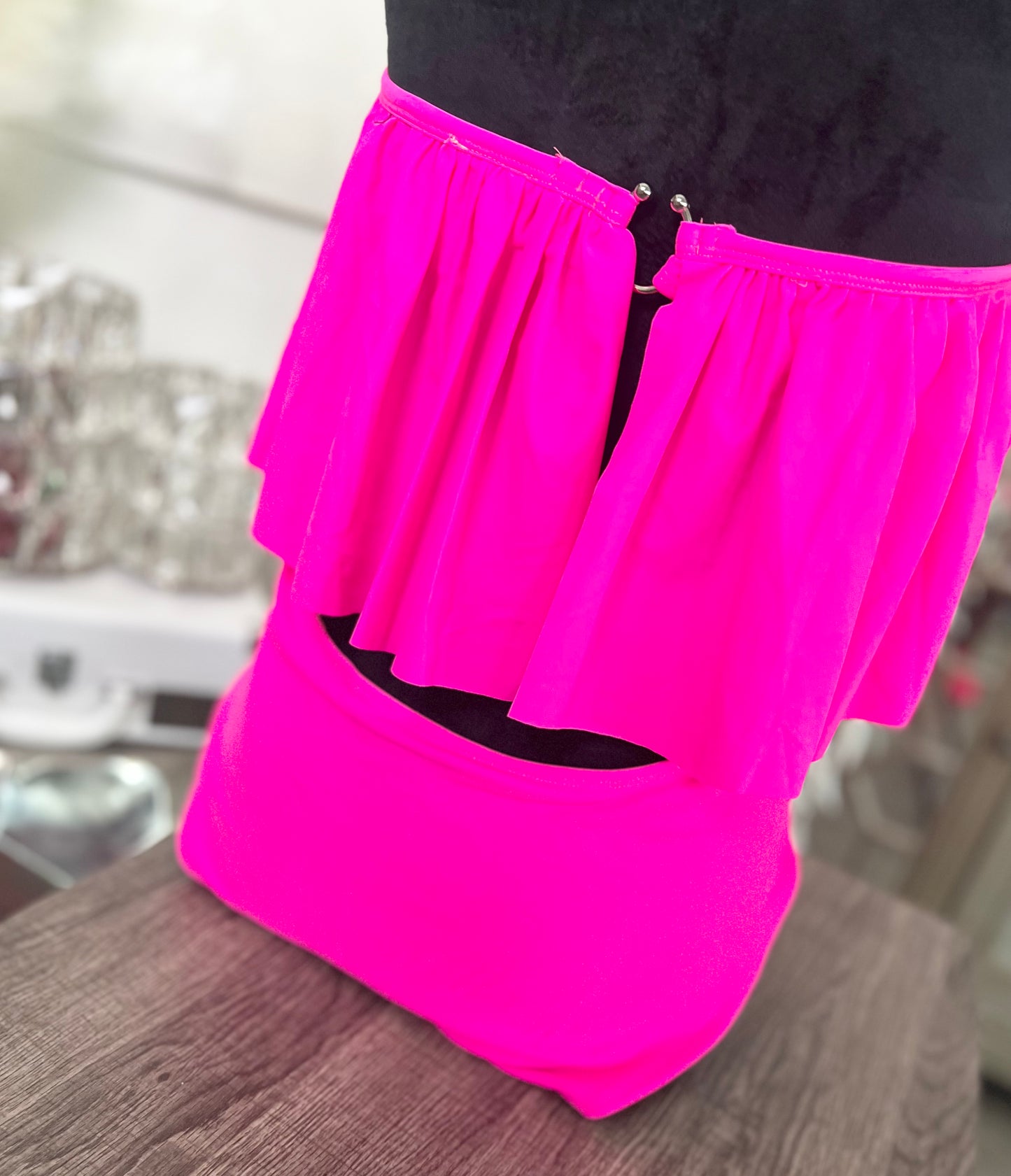 Hot Pink Hottie One Piece Swimsuit- PLUS