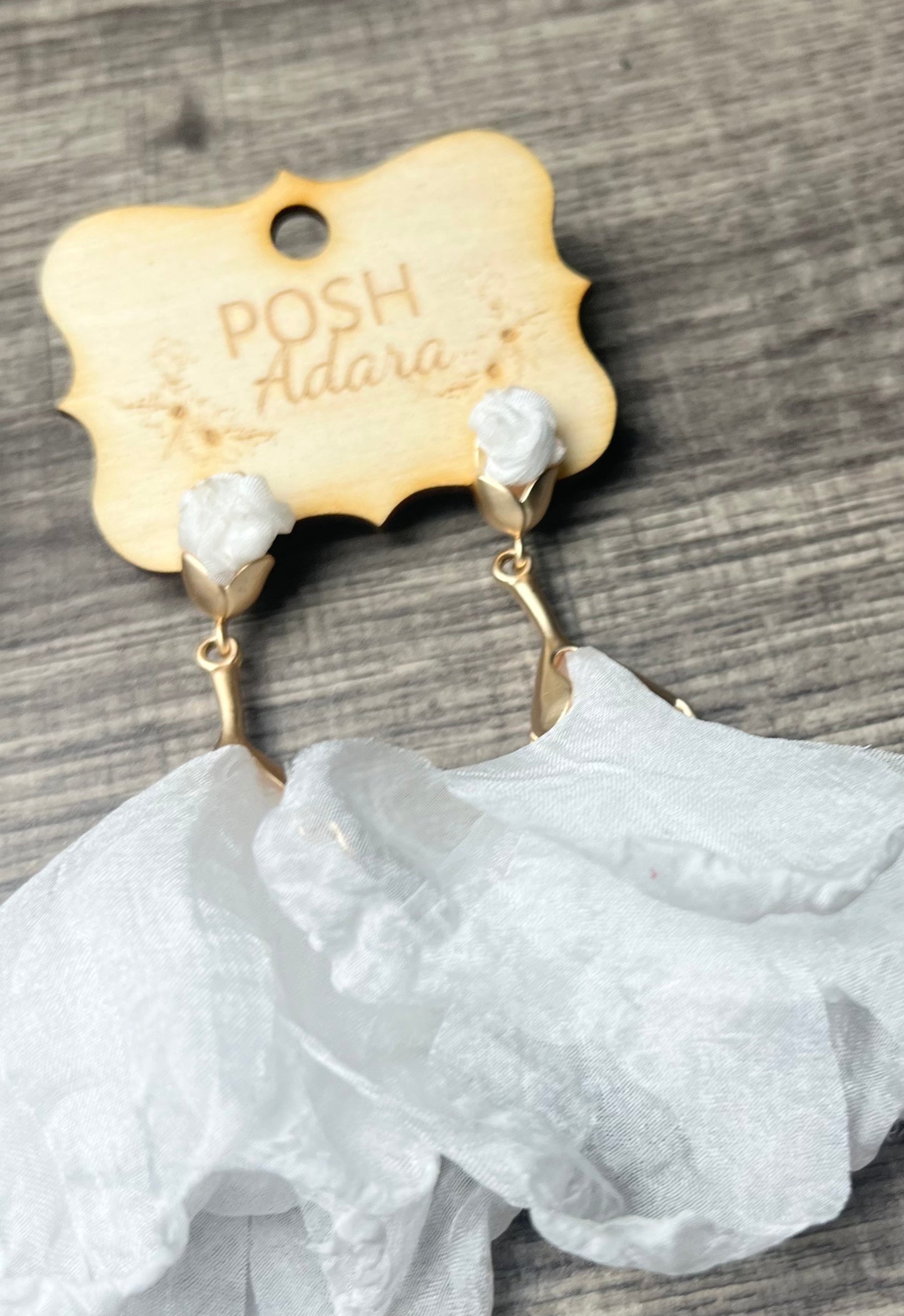 White Cloud Earrings