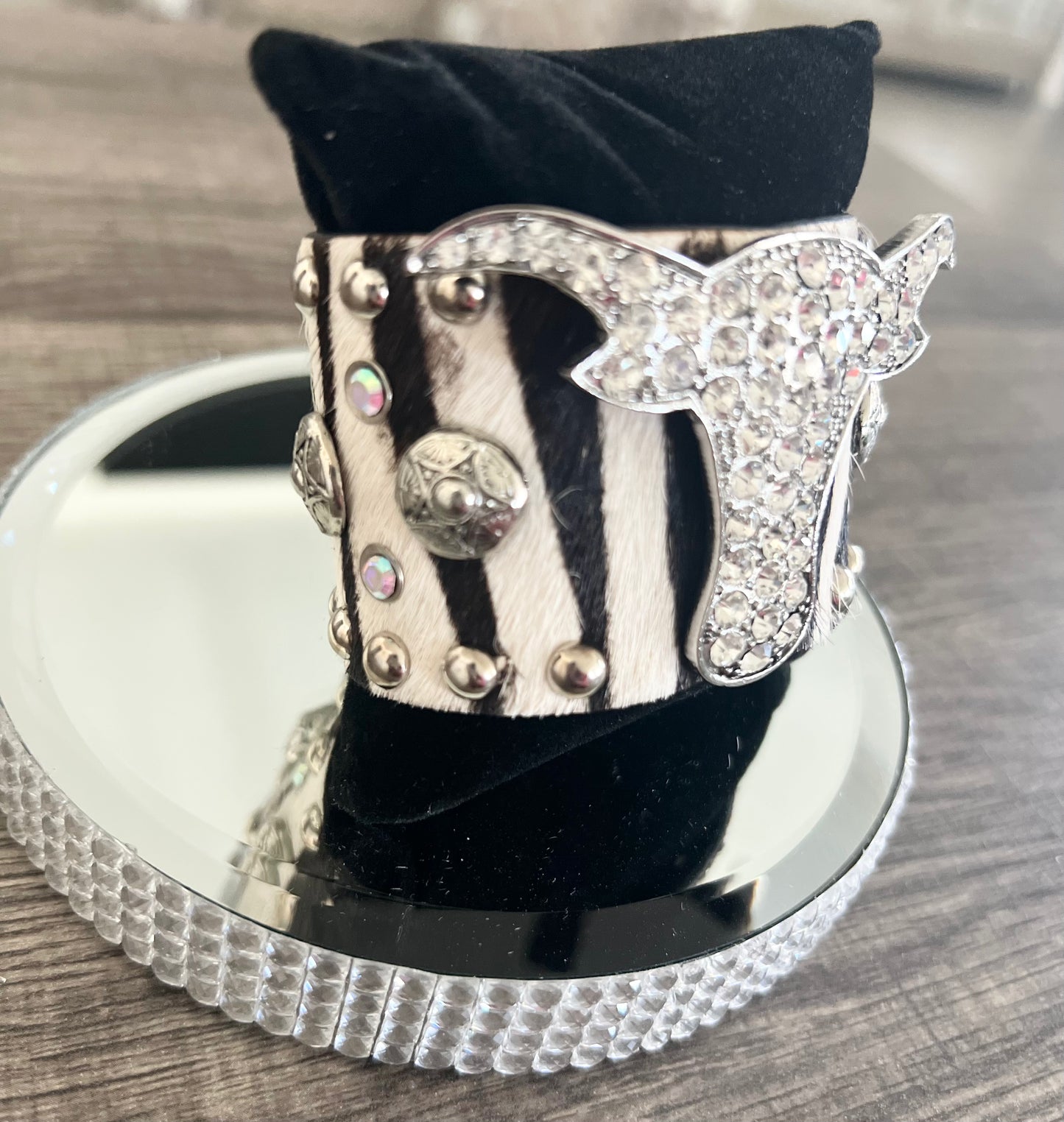 Longhorn & Rhinestone Bracelet