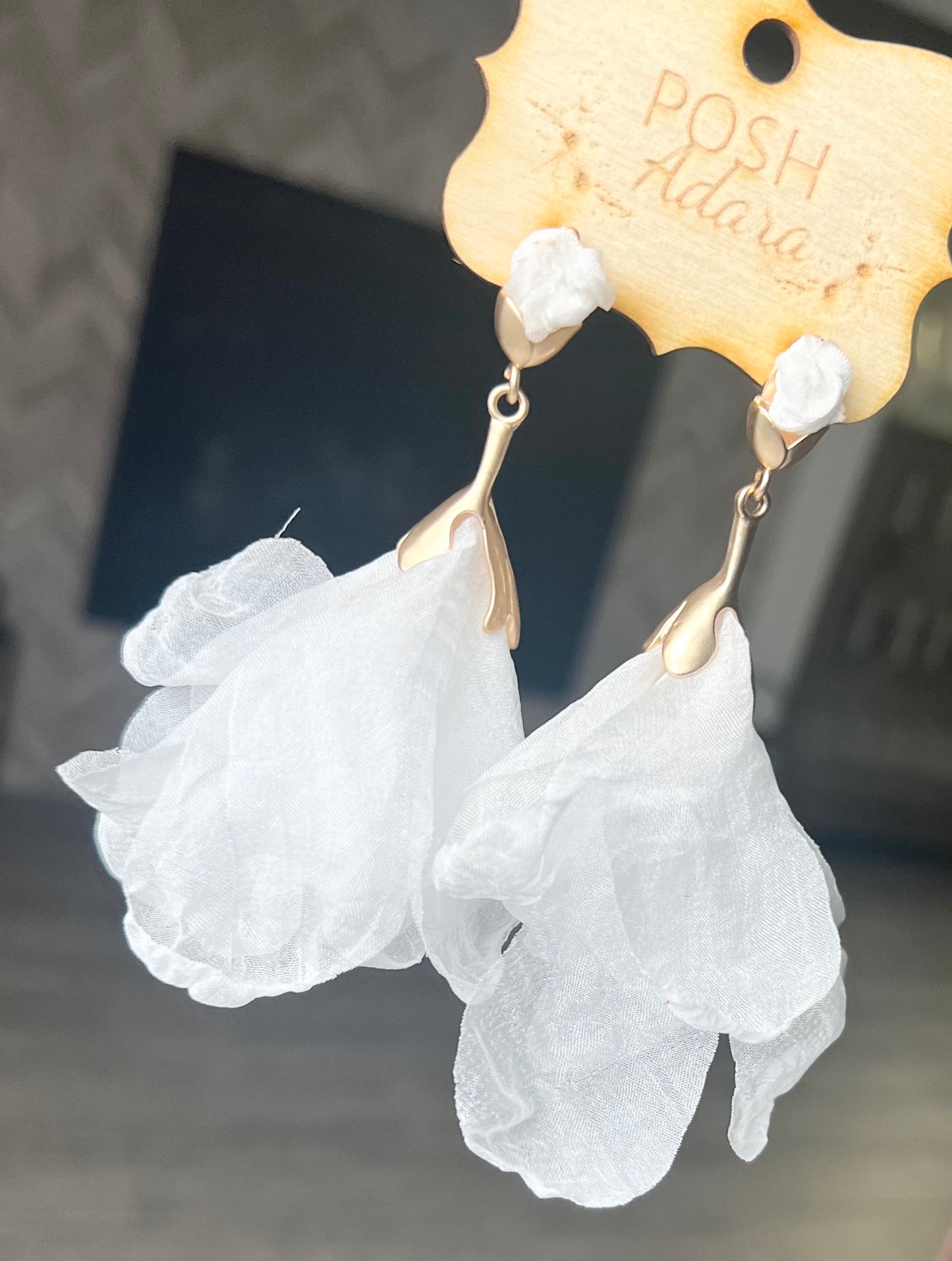 White Cloud Earrings