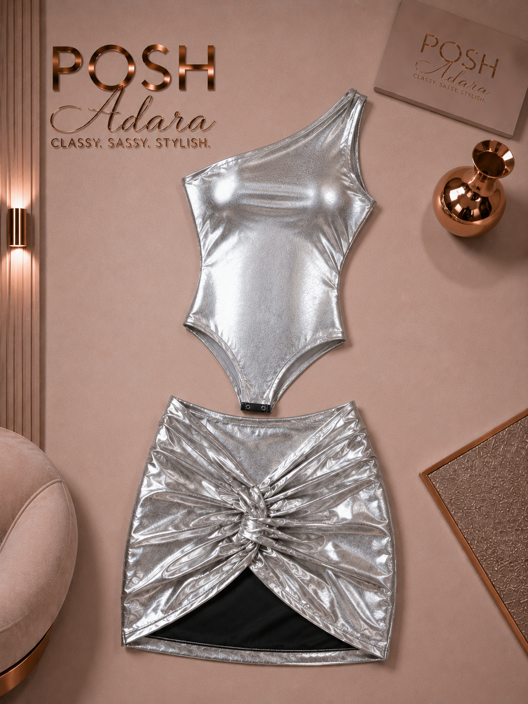 Metallic Party Dress