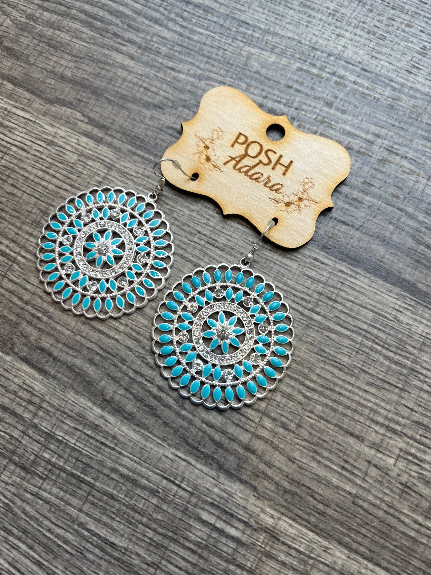 Twinkling In Turquoise Earrings
