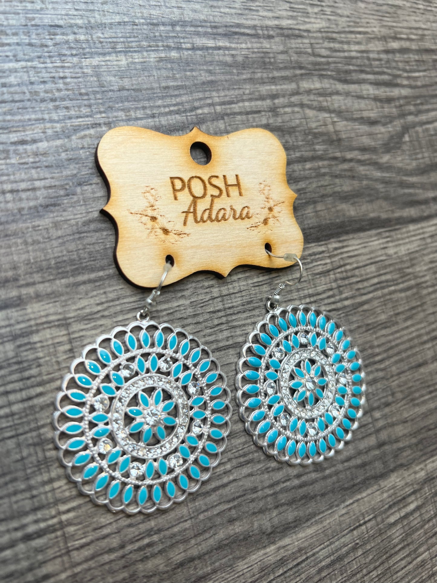 Twinkling In Turquoise Earrings