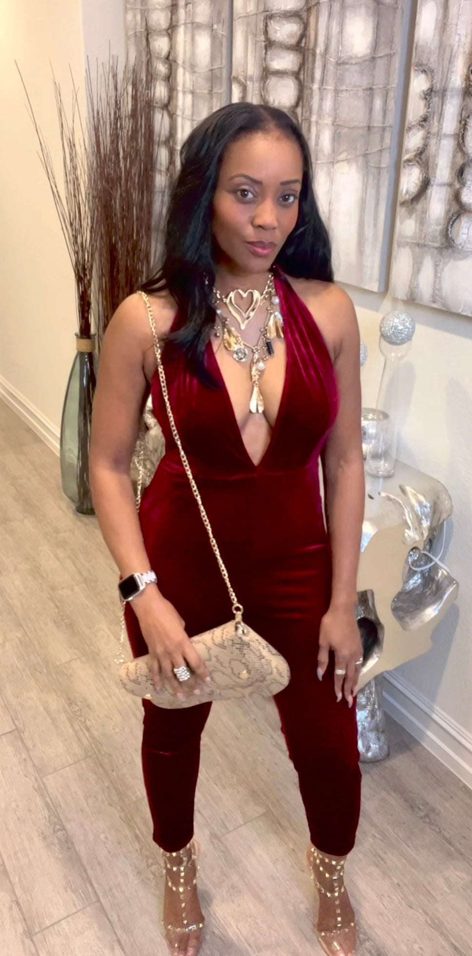 Cherry Bomb Halter Catsuit