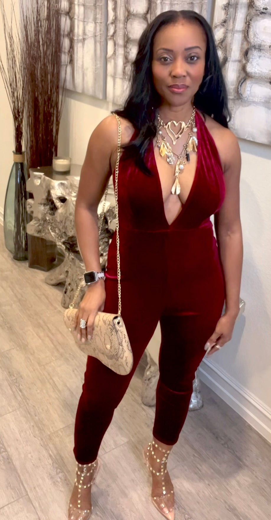 Cherry Bomb Halter Catsuit