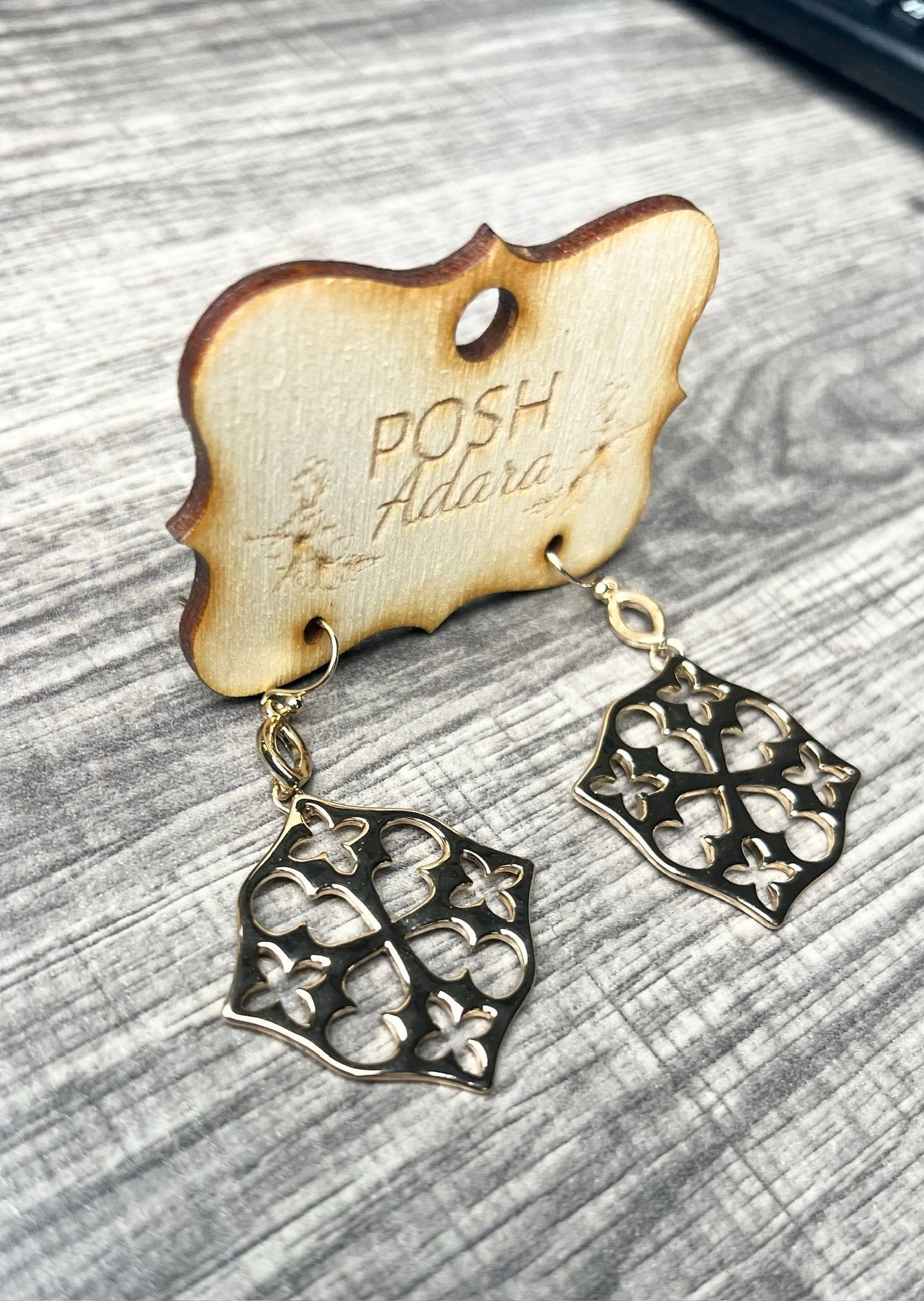A GOLDEN MAZE EARRINGS
