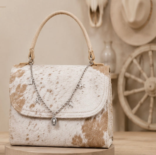 Charmed In The Lone Star State Genuine Leather Handbag