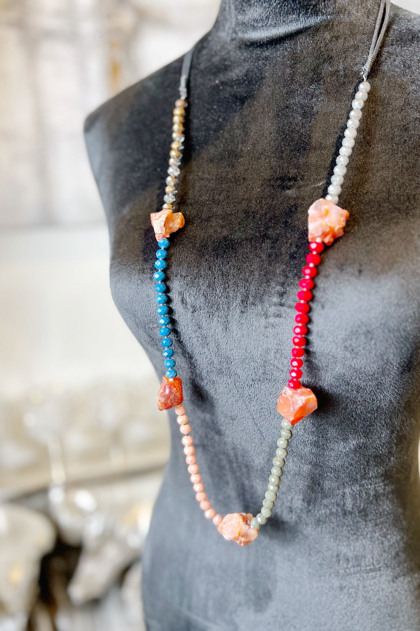 Multicolor Stone Necklace