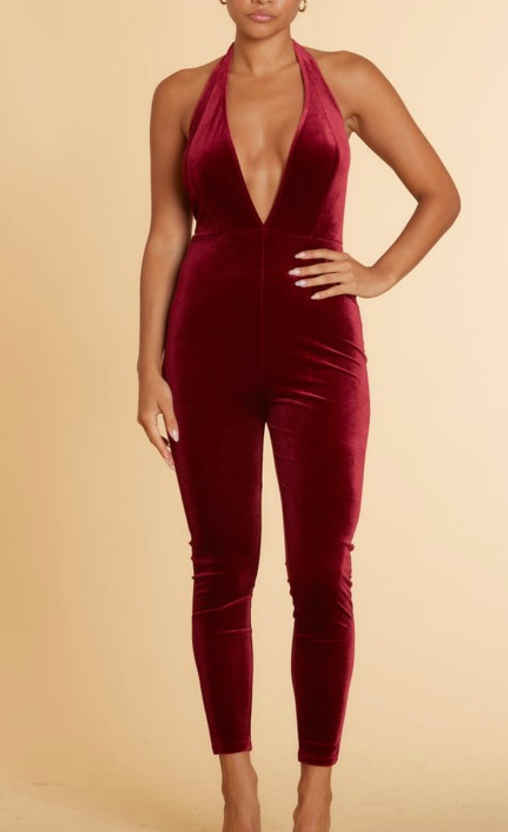 Cherrywood Halter Catsuit Lounge Wear