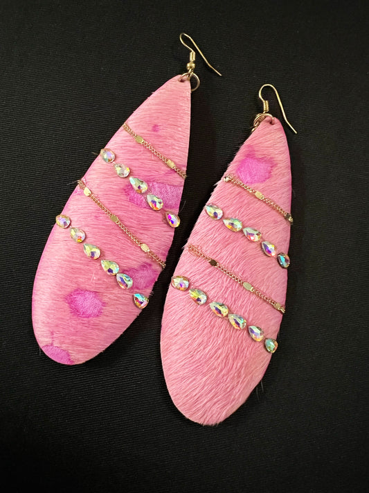 Pink-A-Li-Shush Teardrop Earrings