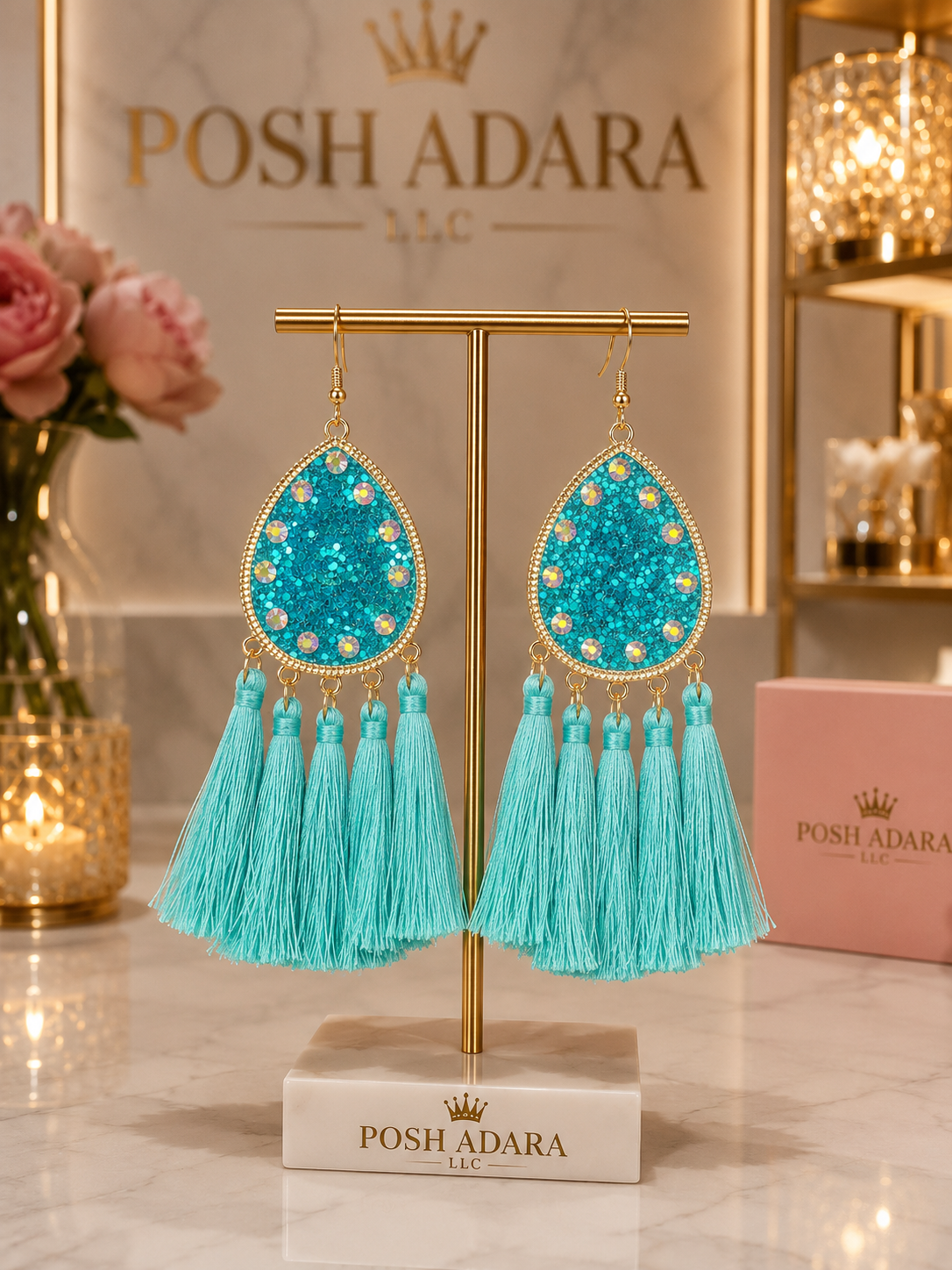 Fringe & Bling Fashion Earrings