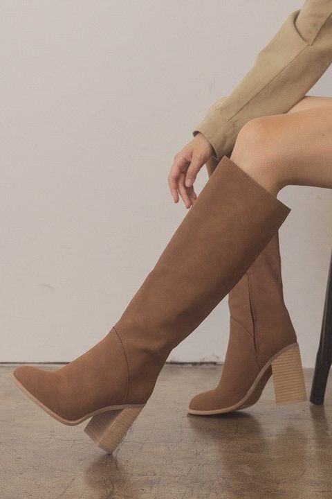 OASIS SOCIETY Shiloh - Knee High Block Heel Boots