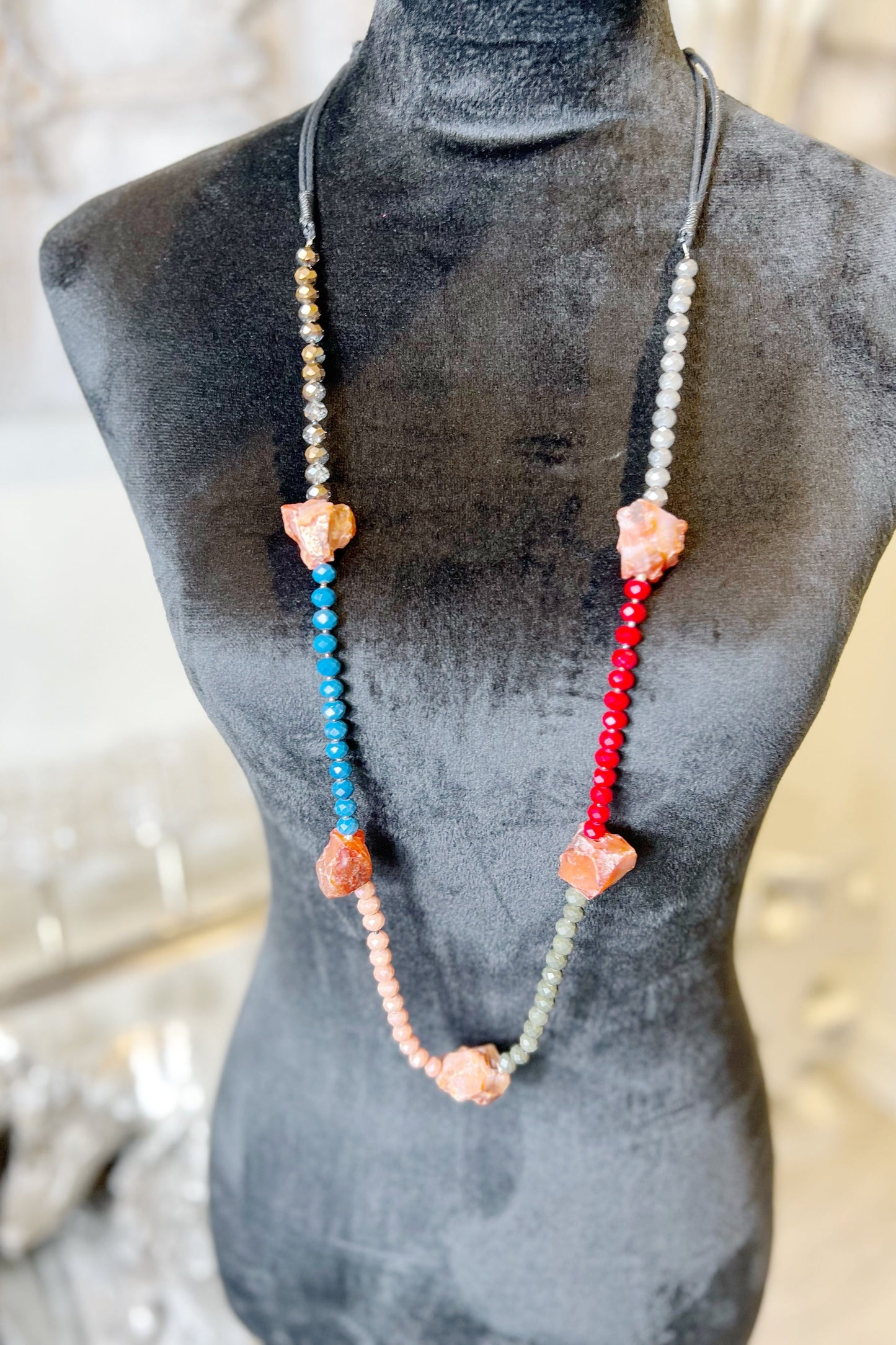 Multicolor Stone Necklace