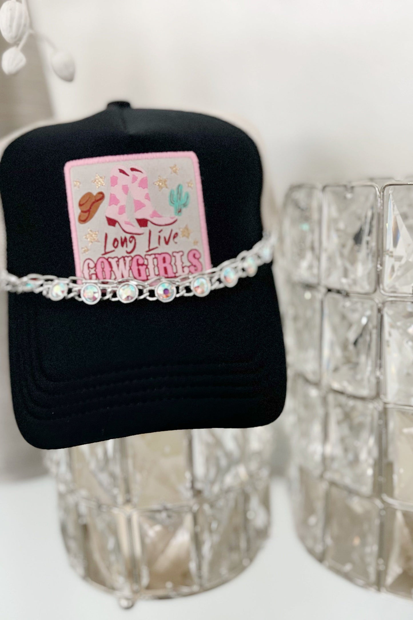 Trucker Hat with Sparkle and Bling