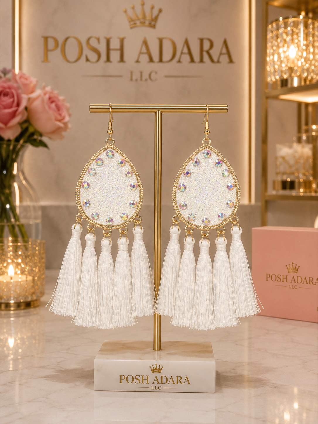 Fringe & Bling Fashion Earrings