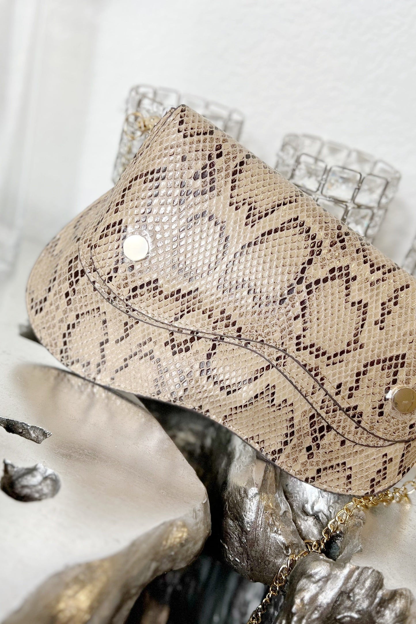 Snake Print Purse