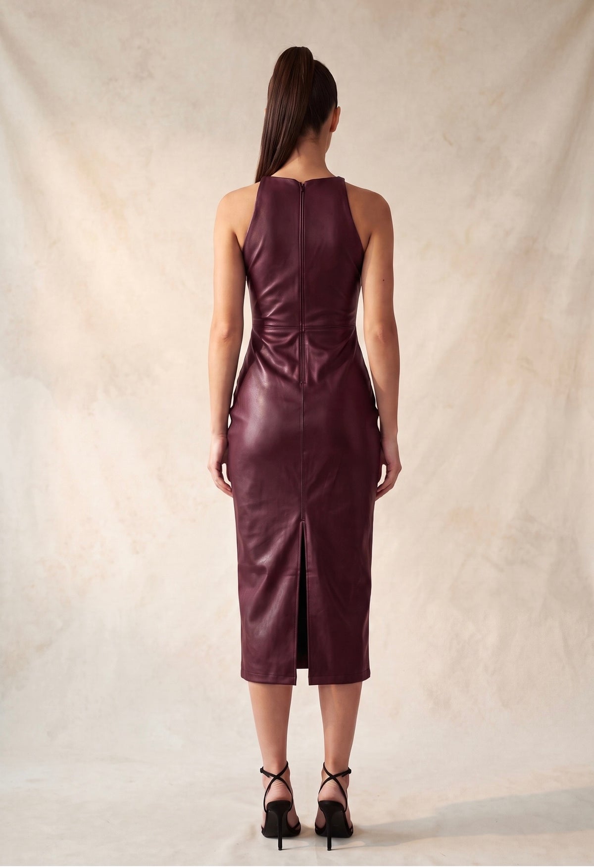 Sweet Siren’s Song Plum MIDI Dress: Posh Adara