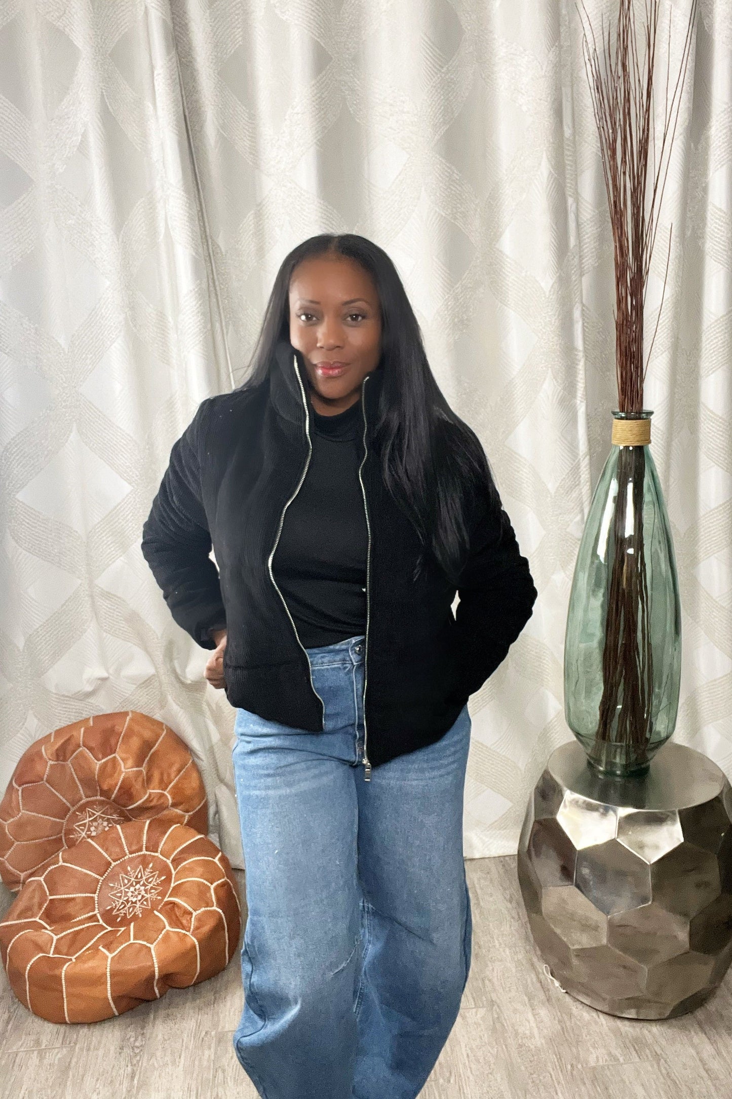 Corduroy Zip-Up Jacket