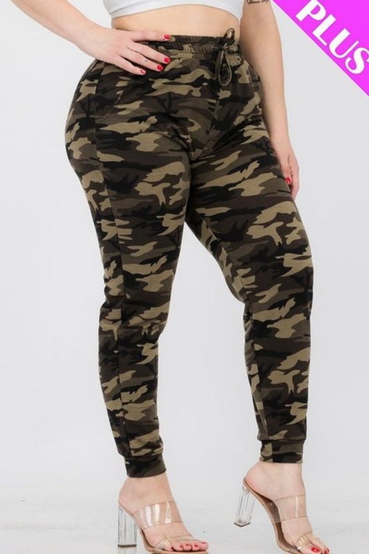 Camo Print Joggers