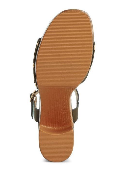 Daniela Suede High Block Sandals