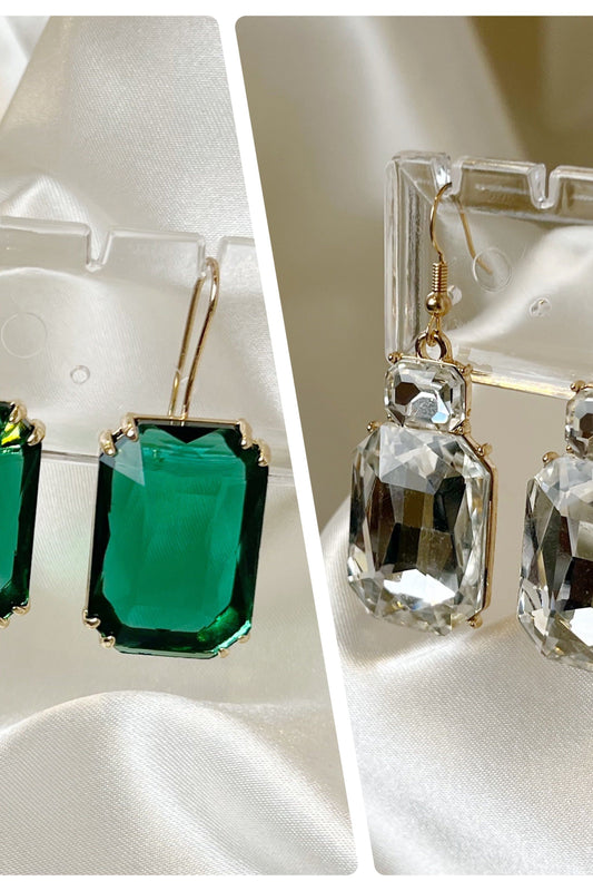 Elegant and Charming Fashion Gem Earrings