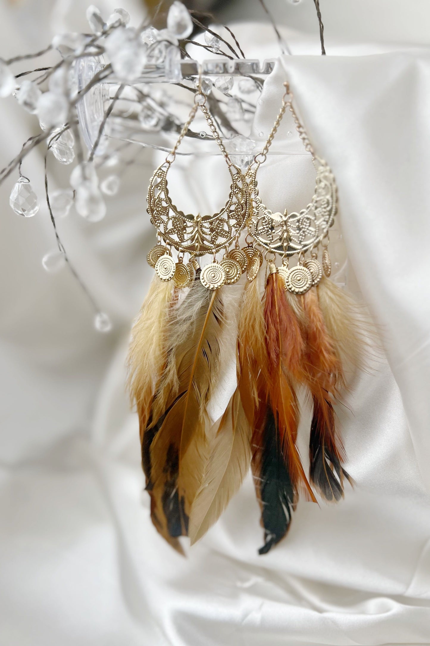 Gypsy Feather Earrings