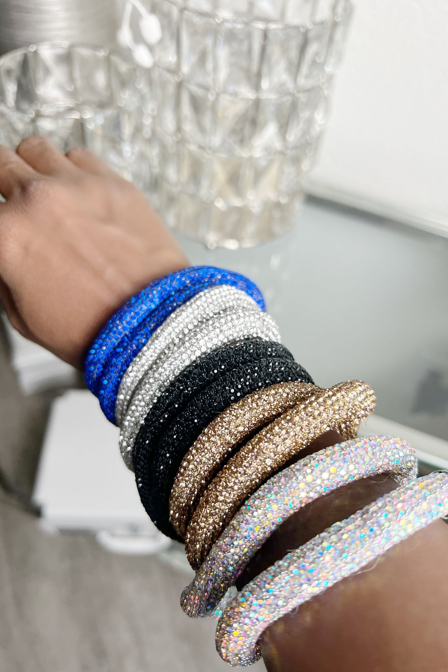 Shimmering Snake Wrap Bracelet