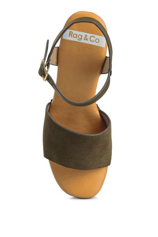 Daniela Suede High Block Sandals