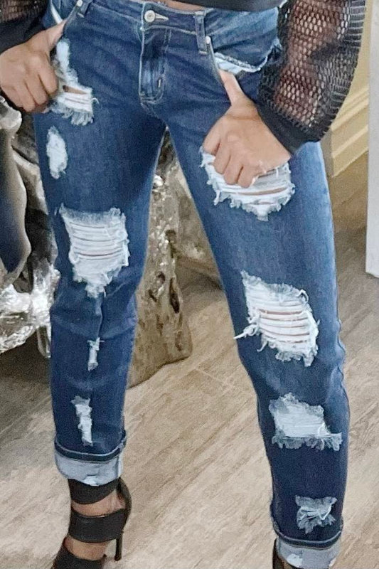 Distressed Jeans