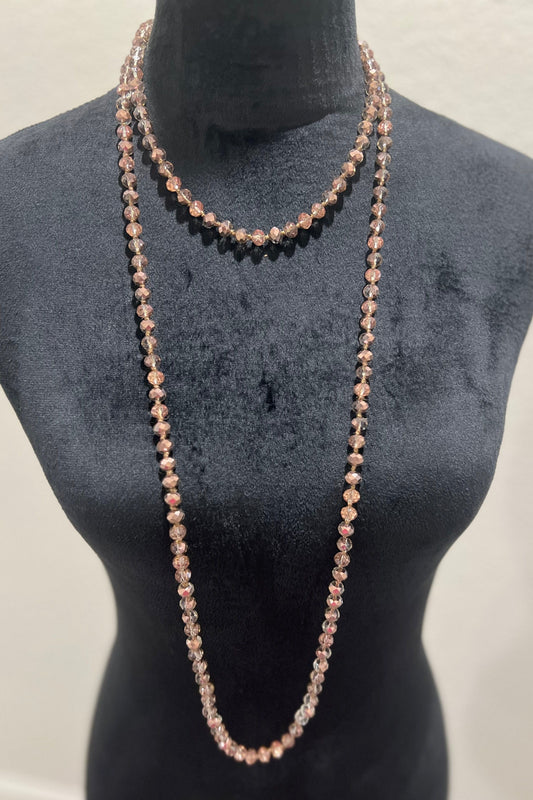 Necklace Rose Gold Beaded