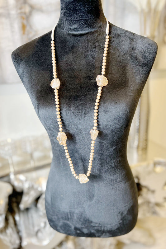 Champagne Stone Necklace